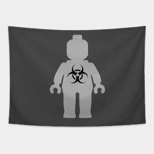 Minifig with Radioactive Symbol Tapestry