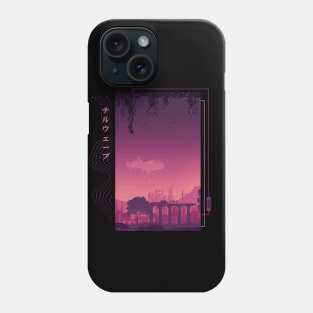 Vaporwave landscape Phone Case