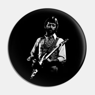 Clapton's Guitar Magic Celebrate the Legendary Music of Eric Clapton with a Stylish T-Shirt Pin