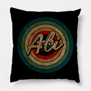 Ali  - Vintage Circle kaset Pillow