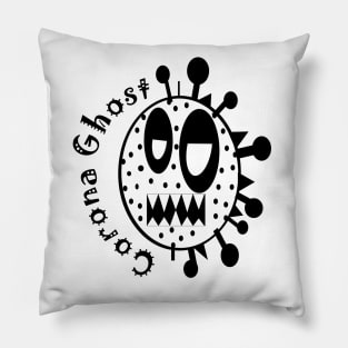 Corona Ghost Pillow