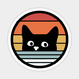 Retro Cat Magnet