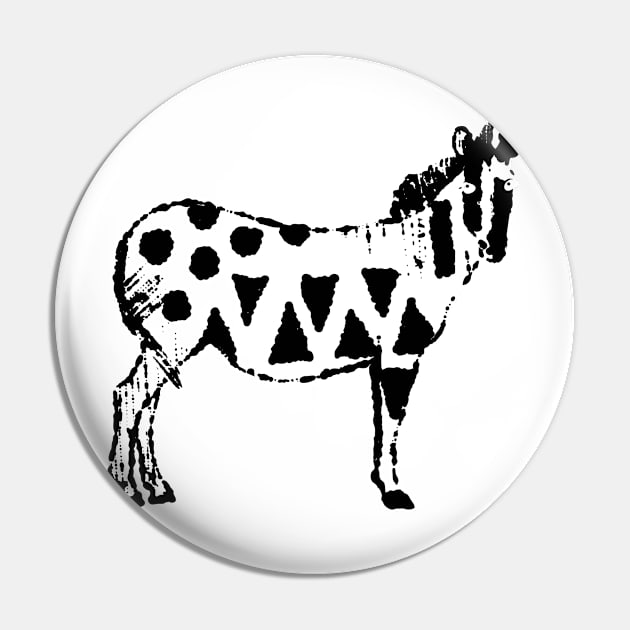 Fancy Zebra Pin by MarynArts