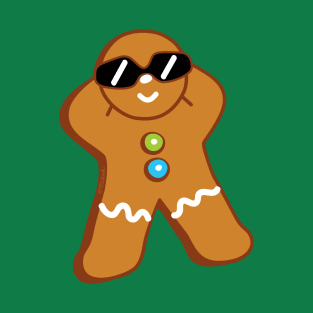 Tan Gingerbread Man Holiday T-Shirt