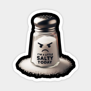 I'm a Little Salty Today Angry Salt Shaker #2 Magnet