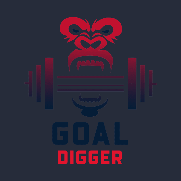 GYM Goal Digger Tee by 7thEssentials