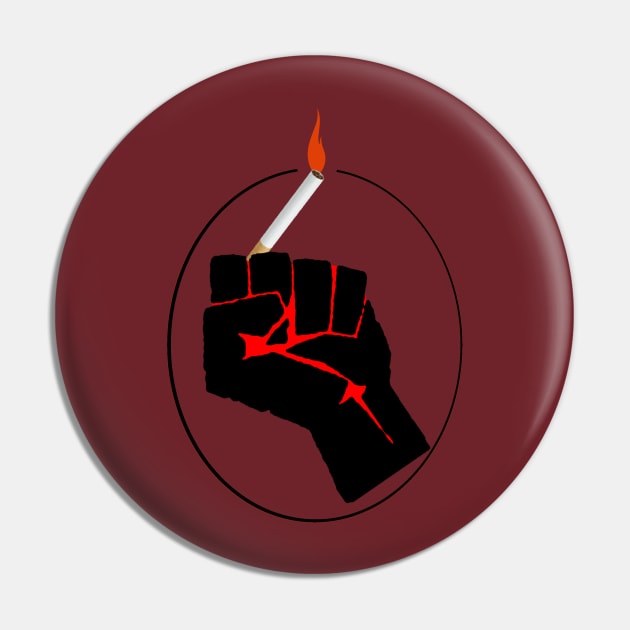 Revolutionary Cigarette Break Pin by neememes