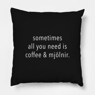 Coffee & Thor Pillow