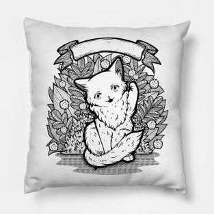 Kitty Final Boss Illustration Pillow