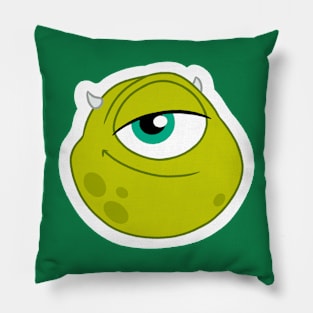 One eyed green Pillow