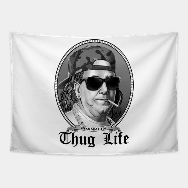 Franklin's Thug Life in Black Tapestry by TheInfiniteCorner