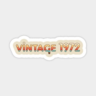 Vintage 1972 Magnet