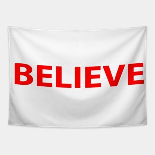 Believe Cool Inspirational Christian Tapestry