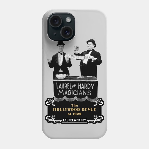 Laurel & Hardy: Magicians (The Hollywood Revue of 1929) Phone Case by PLAYDIGITAL2020