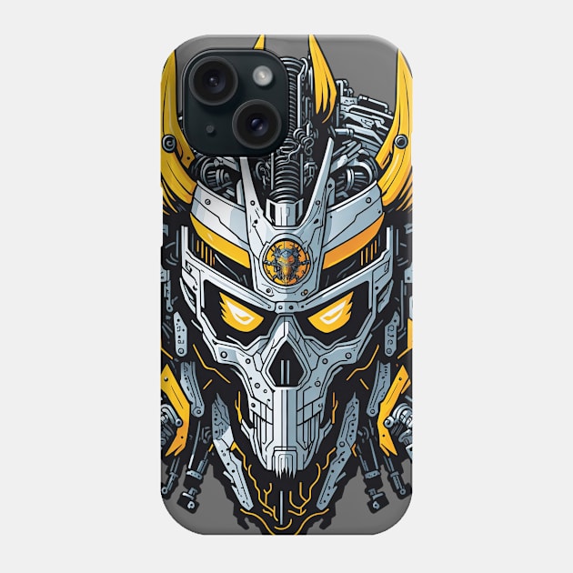 Mecha Skull S03 D15 Phone Case by Houerd