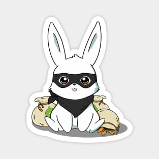 Cute Little Robber Rabbit Magnet