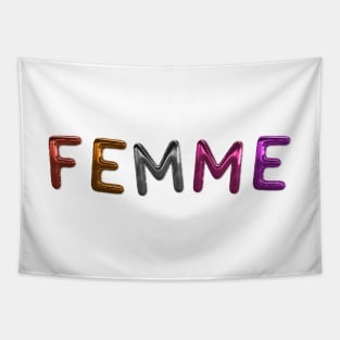 Femme - Lesbian Flag Tapestry