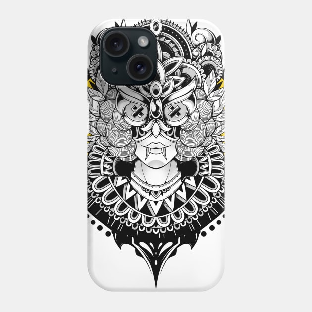 Owl Queen Phone Case by GODZILLARGE