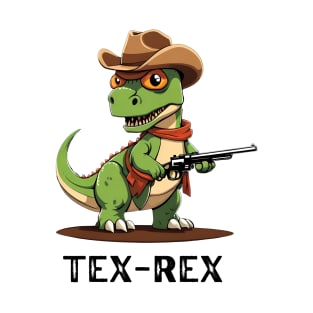 Tex Rex Cowboy Dinosaur Tyrannosaurus T-Shirt