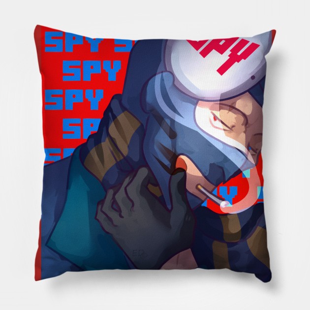 Spy Team Fortress 2 Pillow by LaSark