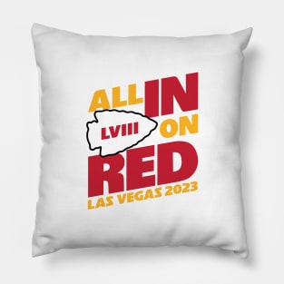 All In On Red Pillow