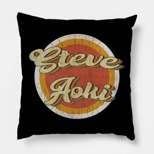 circle vintage Steve Aoki Pillow