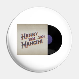 RETRO VINYL HENRY MANCINI (BREAKFAST AT TIFFANY'S) Pin