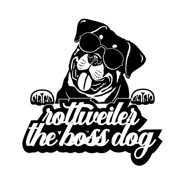 Rottweiler The Boss Dog by nextneveldesign