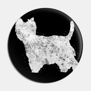 Westie dog Pin