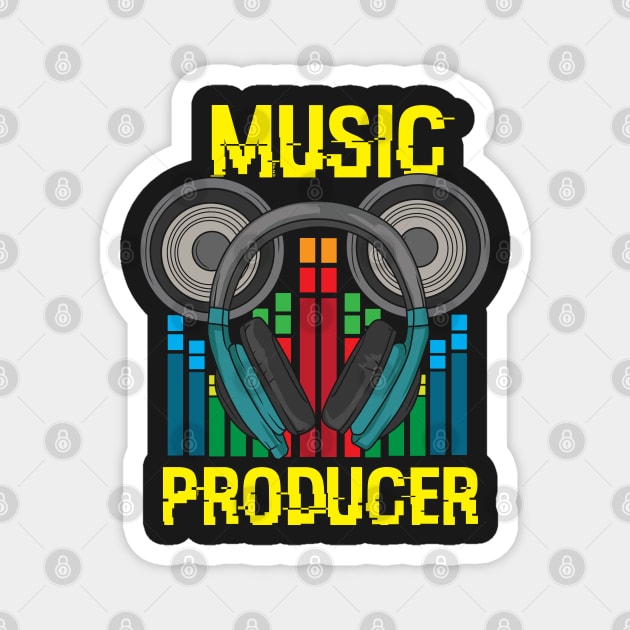 MUSIC PRODUCER: Music Producer Magnet by woormle