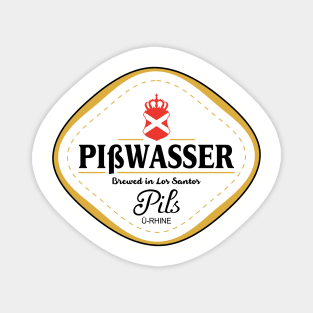 Pisswasser Beer - Brewed in Los Santos Magnet