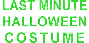 Last Minute Halloween Costume - Green Magnet