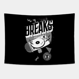 Breakbeat - Breaks Turntable (Blackgrey) Tapestry