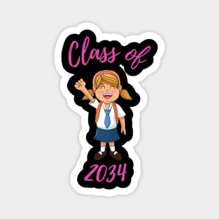 Class of 2034 - Preschool, Kindergarden girls Magnet