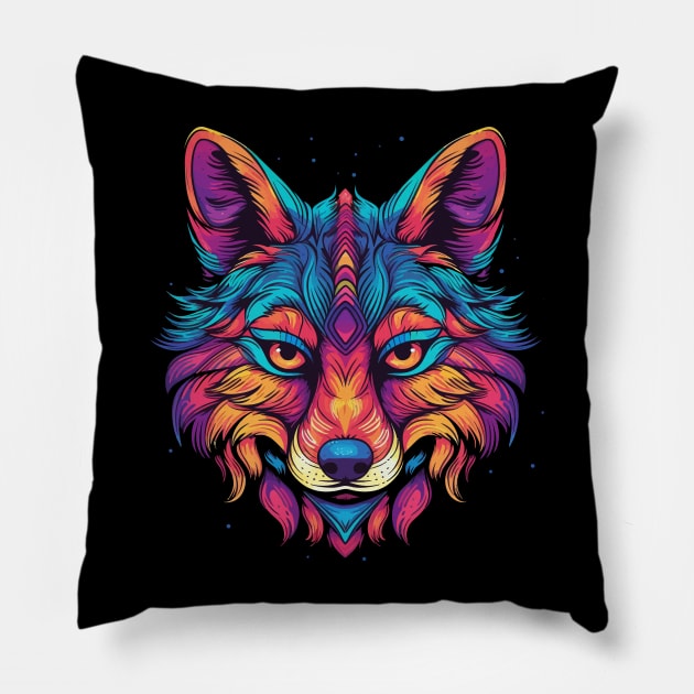 Coyote Smiling Pillow by JH Mart