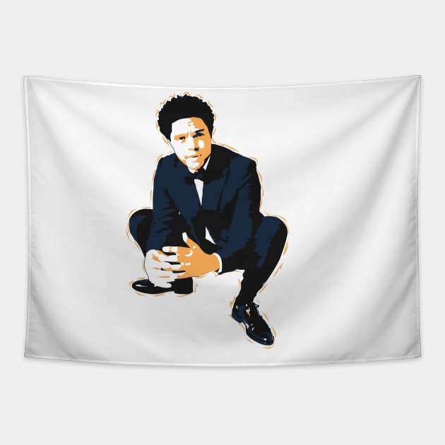 Trevor Noah Pop Art Tapestry by Worldengine