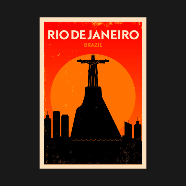 Rio De Janeiro Poster Design by kursatunsal