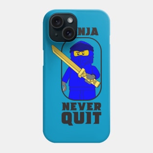 Ninjago Ninja Never Quit Jay Blue Fan-Art Phone Case