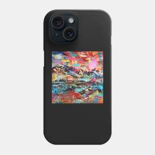 Rainbow Abstract Landscape 286 Phone Case