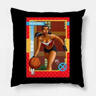 M Monet Basketball Card Pillow