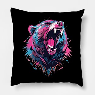 angry bear Pillow