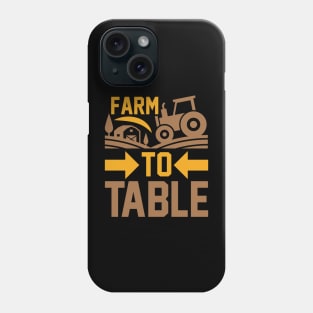 Farm To Table T Shirt For Women Men Phone Case