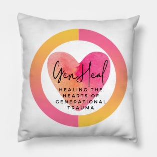 GenHeal Logo Pink Pillow