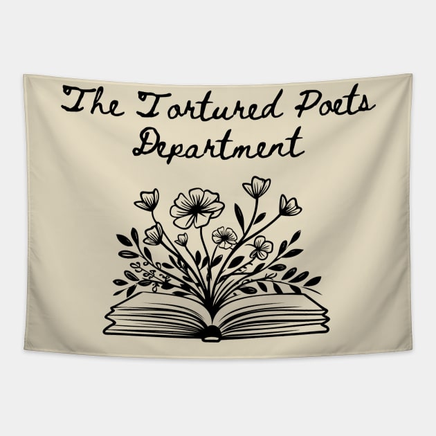 Tortured Poets Department Design Tapestry by kuallidesigns