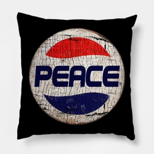 PEACE or PEPSI Pillow