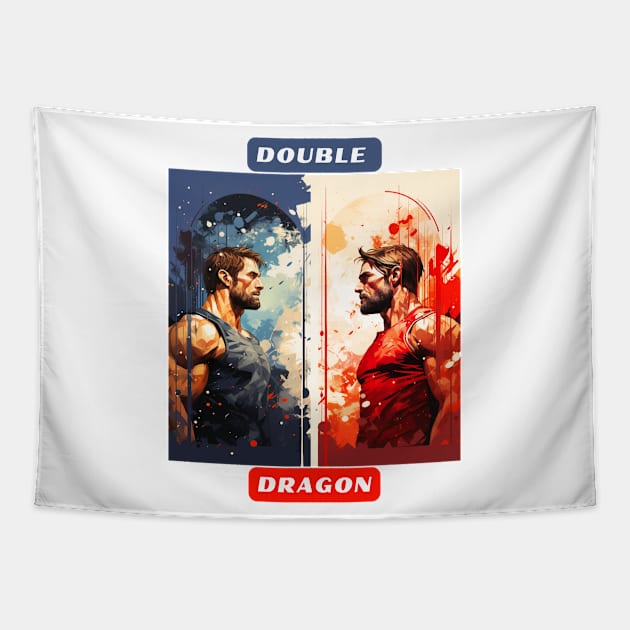 Double Dragon Tapestry by St01k@