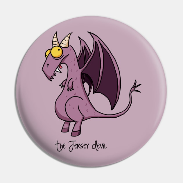 The Jersey Devil Pin by Turnbolt