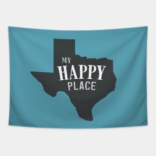 My Happy Place Texas Tapestry