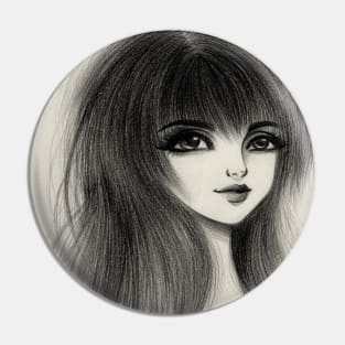 Portrait of a girl 2020 Pin