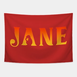 JANE tv series fan works graphic design by ironpalette Tapestry